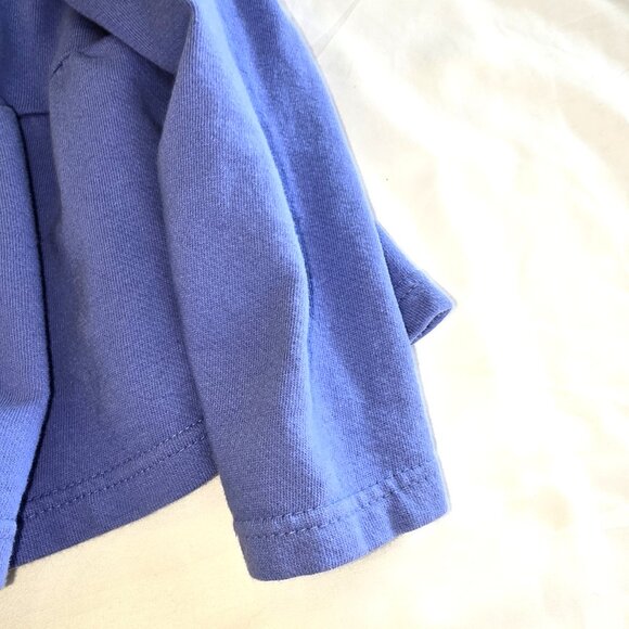 Gymboree Coat Jacket Lilac Blue Double Button Embroidery Floral Size 5 - Picture 4 of 7